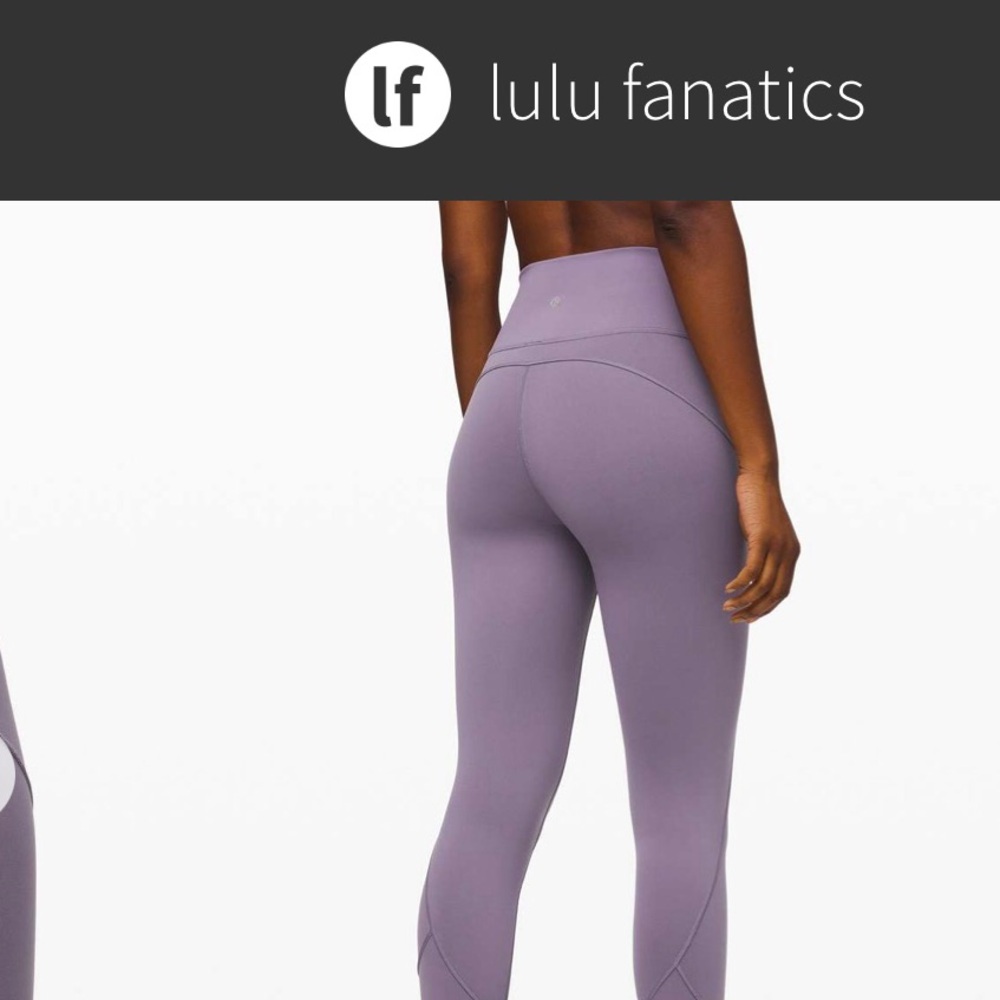 lululemon athletica Lavender High-Rise Sculpt Leggings Size 4